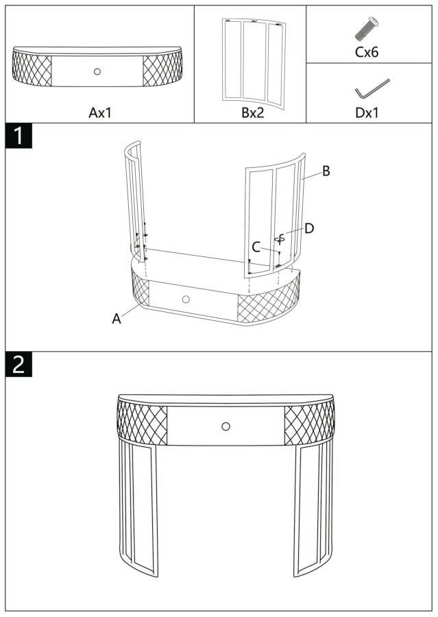 CONSOLE SHARON CM 100X40X75