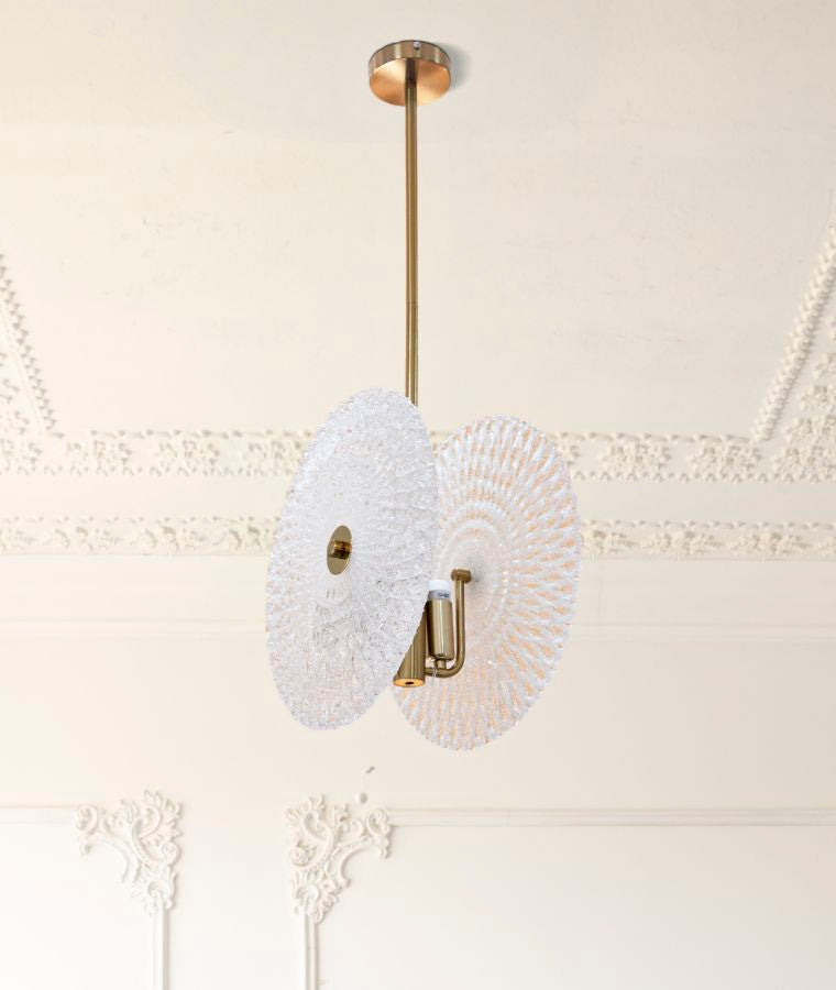 LAMPADARIO GLASS CM 35X18X80