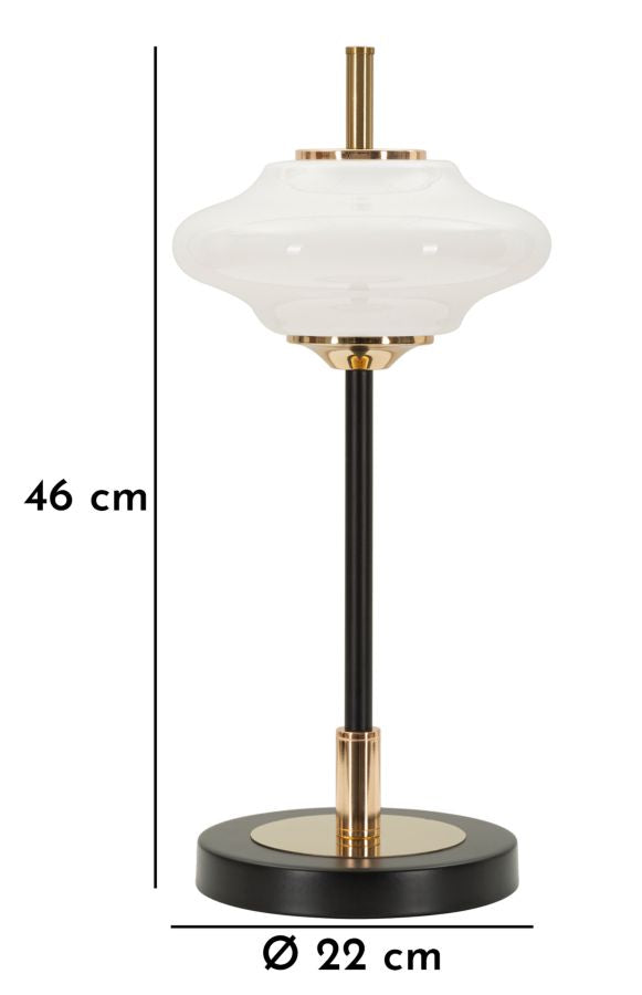 LAMPADA DA TAVOLO VINTAGE CM Ø 22X46