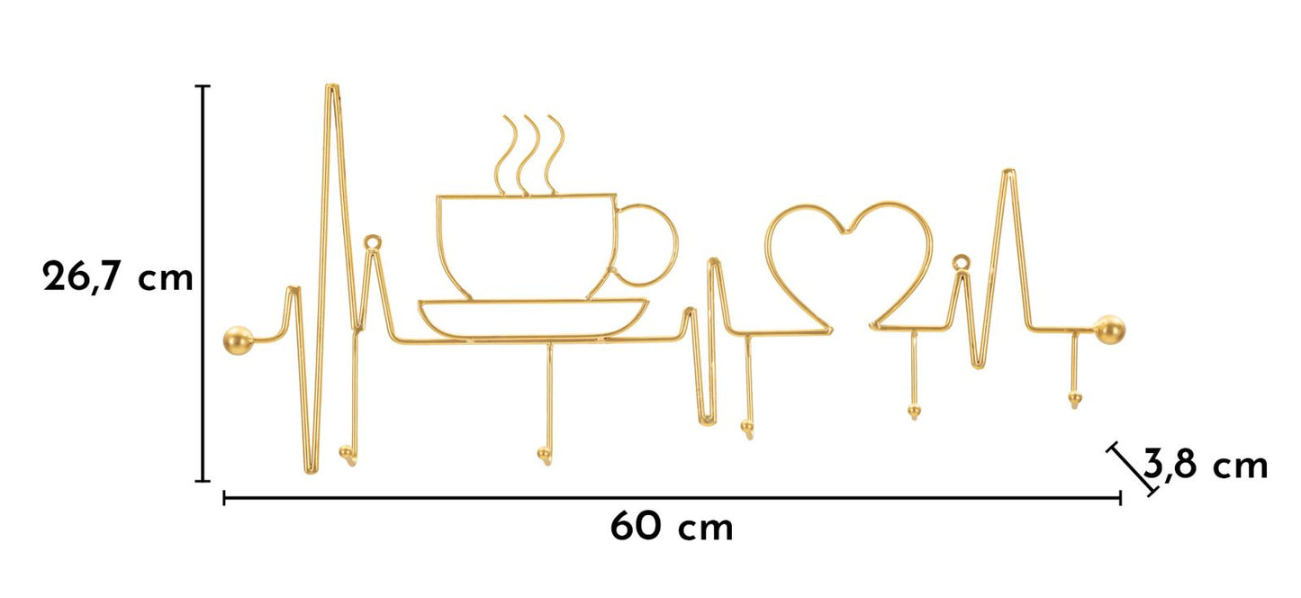 APP/ABITI DA MURO BREAKFAST ORO CM 60X3,8X26,7