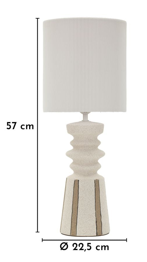 LAMPADA DA TAVOLO TRIBAL CM Ø 22,5X57