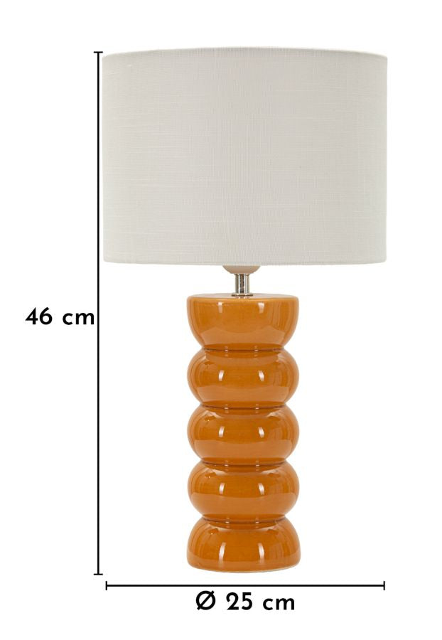 LAMPADA DA TAVOLO TORR SENAPE CM Ø 25X46