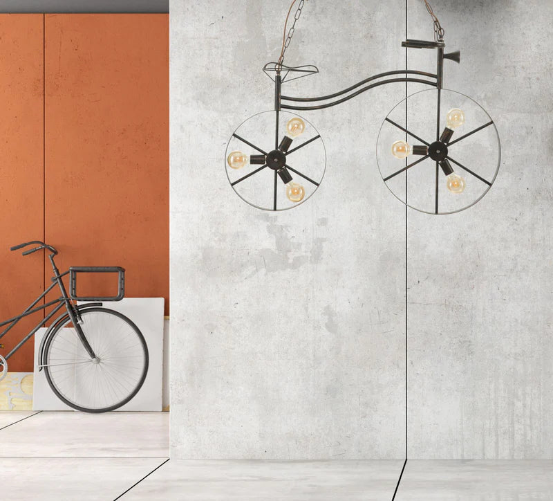 Lampadario Bicicletta 110x49x69 cm