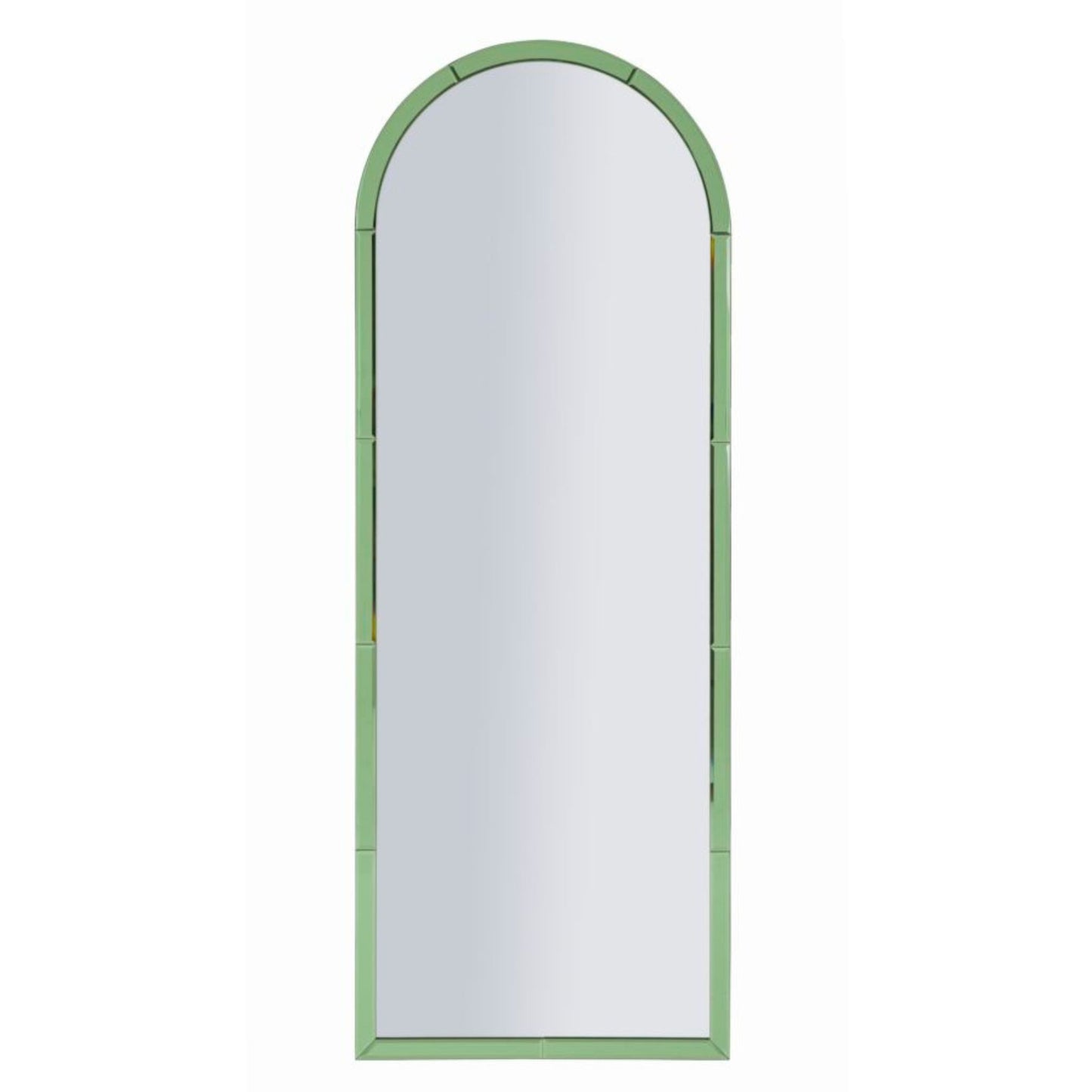 SPECCHIO DA MURO BAKU VERDE CM 55X2X150 (MISURA SPECCHIO CM 49X144)