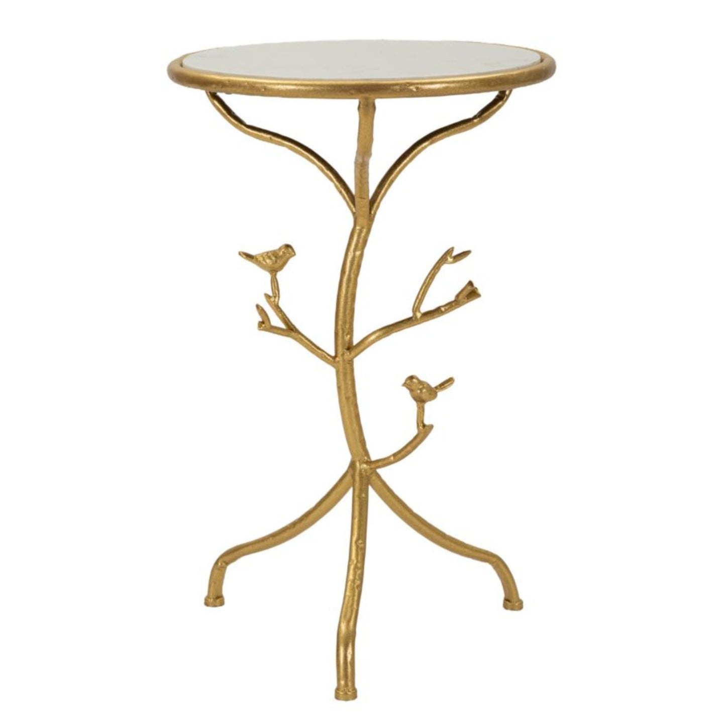TAVOLINETTO BIRDS MARBLE CM Ø 38X60