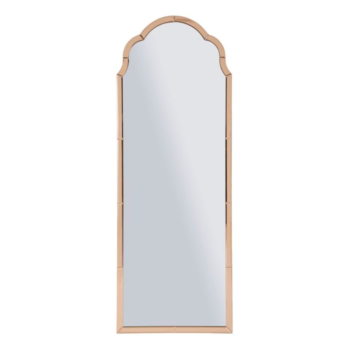 SPECCHIO DA MURO TANGERI ROSA CM 55X2X150 (MISURA SPECCHIO CM 49X144H