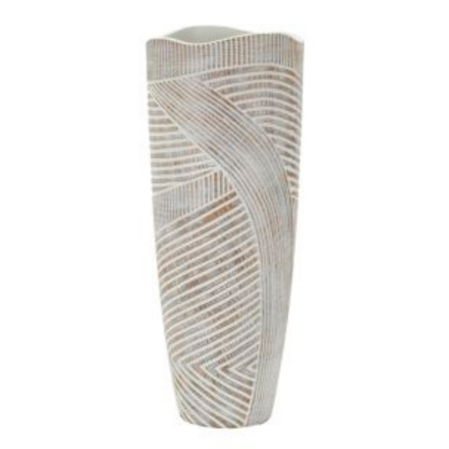 VASO RESINA WOODY CM Ø 18X45
