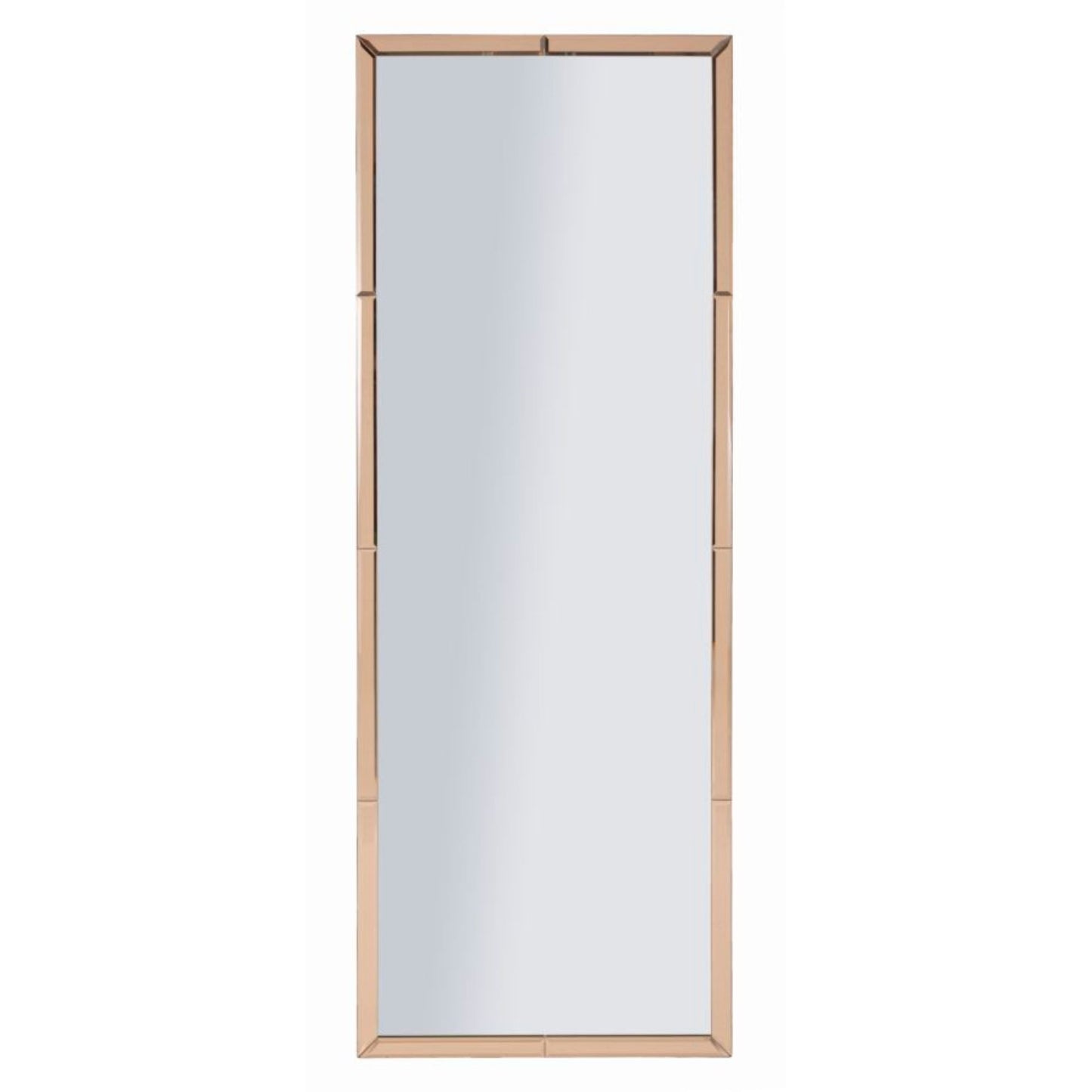 SPECCHIO DA MURO RIYAD ROSA CM 55X2X150 (MISURA SPECCHIO CM 49X143,5)