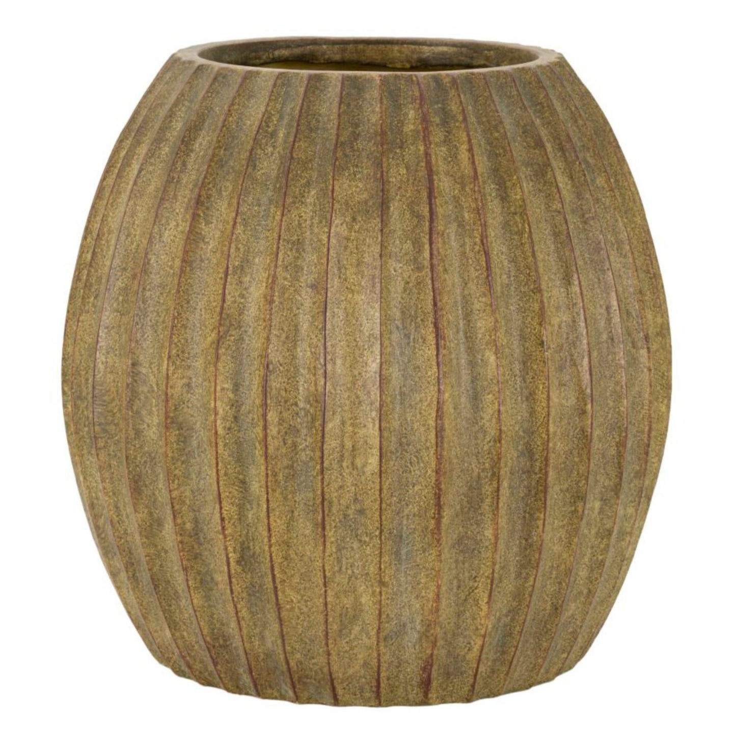 Vaso Breeze Ø32x32,5 cm – Finitura Naturale per Arredi Boho e Scandi