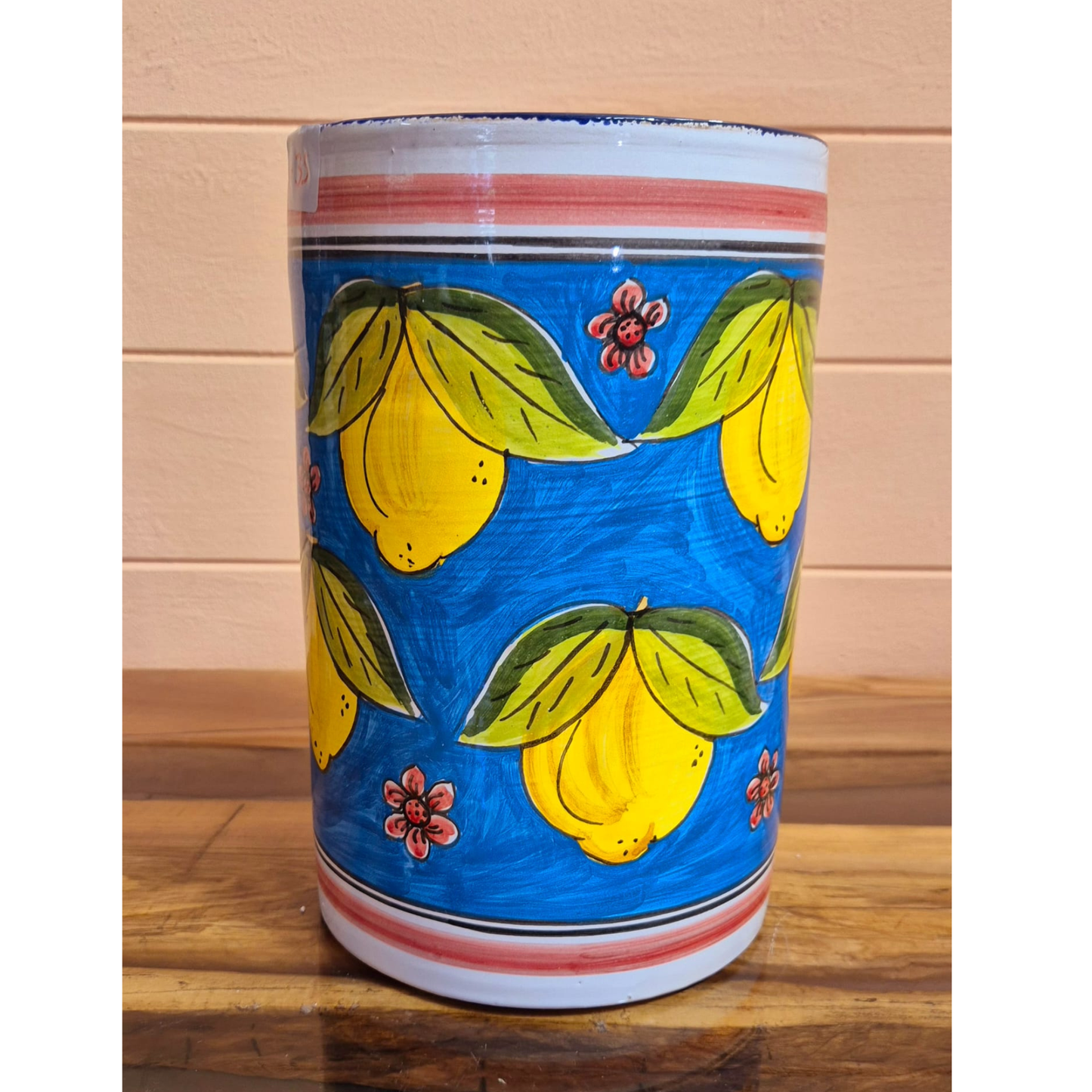 VASO CILINDRICO LIMONI, 30 x 20 cm