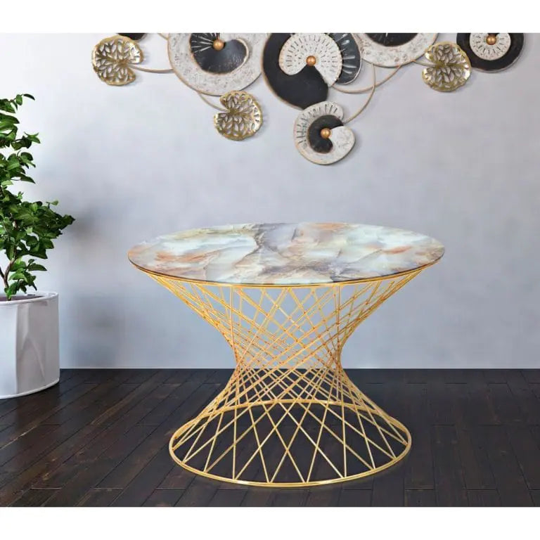 Tavolinetto Da Caffè Tower cm ø 70×46H cm