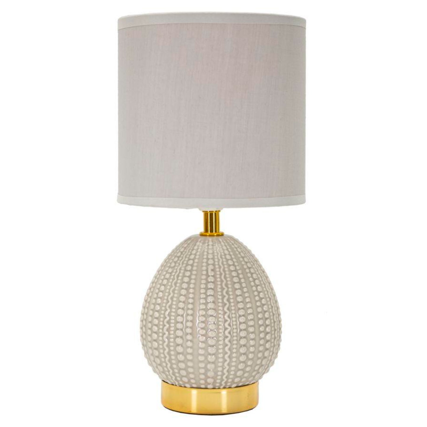 LAMPADA DA COMODINO FLAVI GRIGIA CM Ø 15X30,5