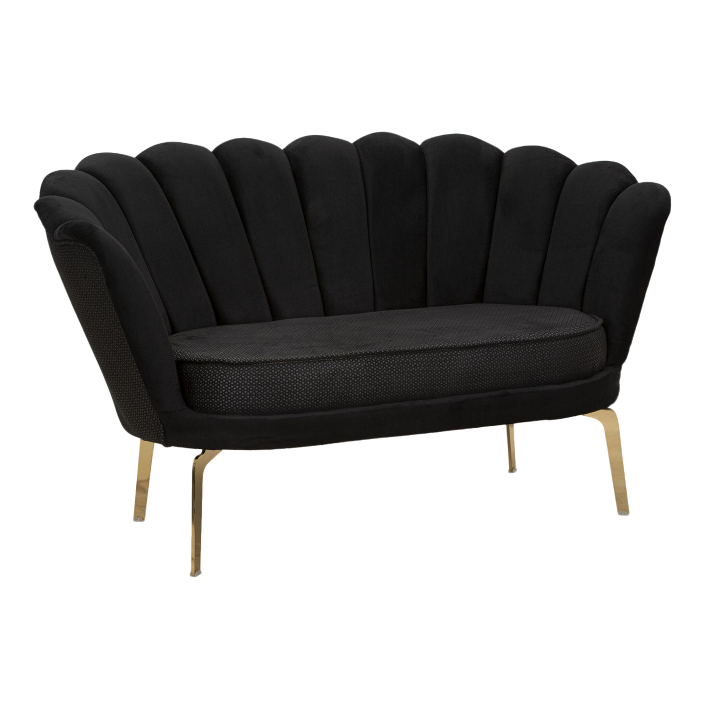 DIVANO VIENNA PLUS NERO CM 136X76X78