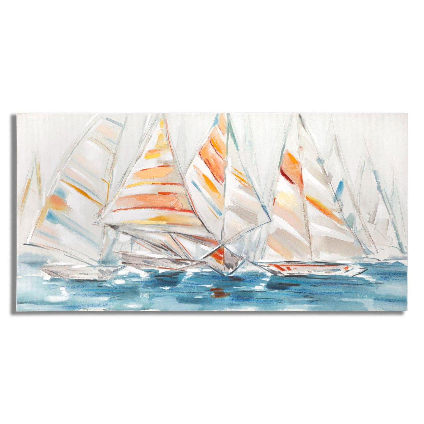 DIPINTO SU TELA REGATA CM 140X2,8X70