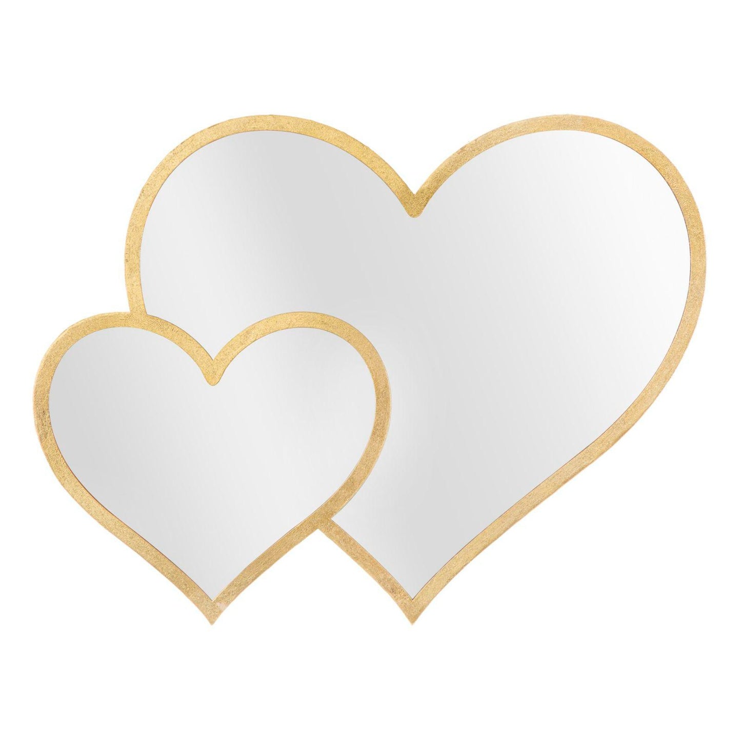 SPECCHIO GLAM DOUBLE HEART CM 65X2X50