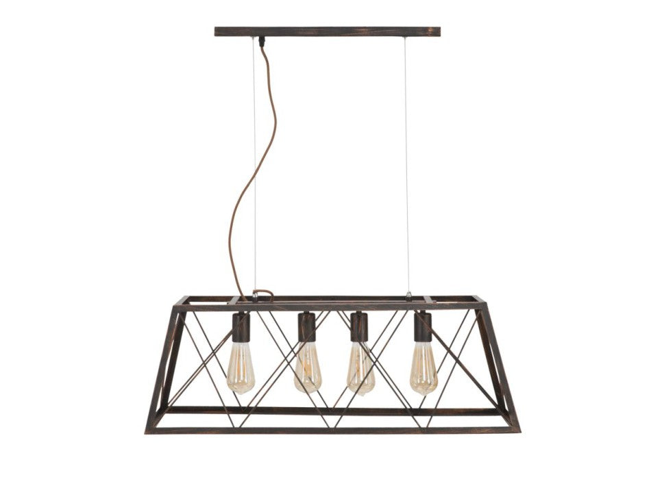 LAMPADARIO INDUSTRIAL 30x26,5 X78H cm