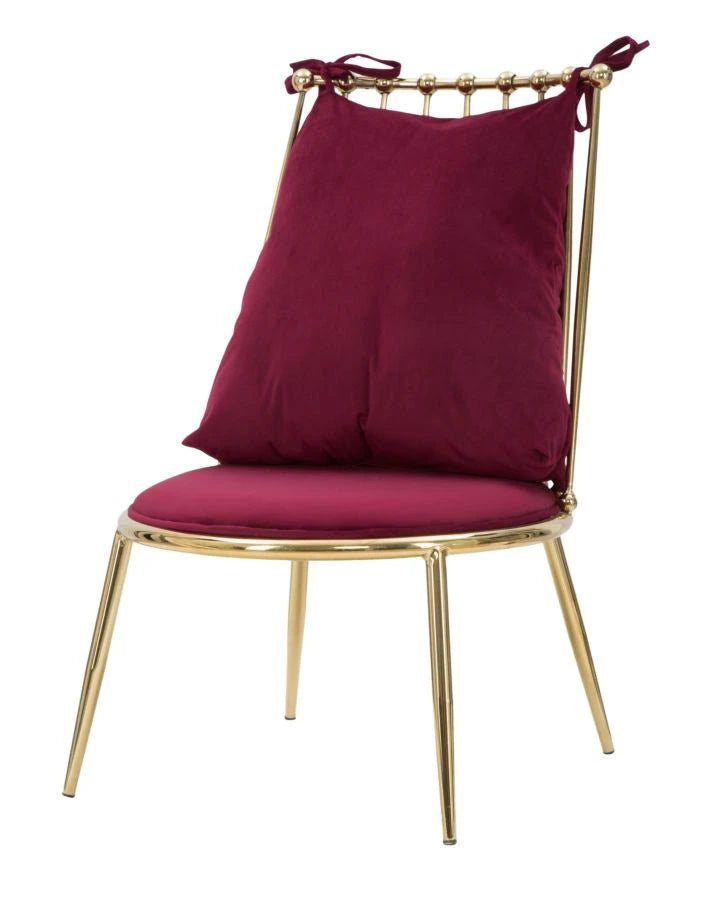 Poltrona Glam Backy Cm 55X60X83 (Altezza Seduta Cm 35 )