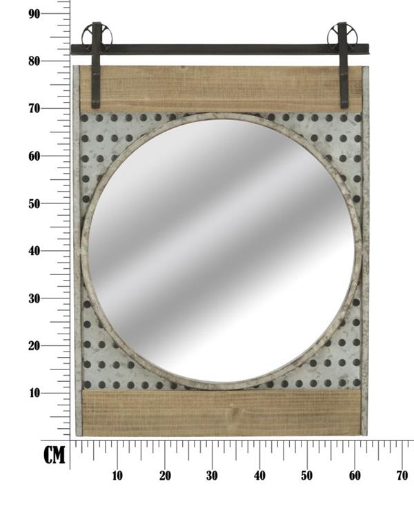 Specchio da muro West. Misure: 63,5 x 4 x 89.