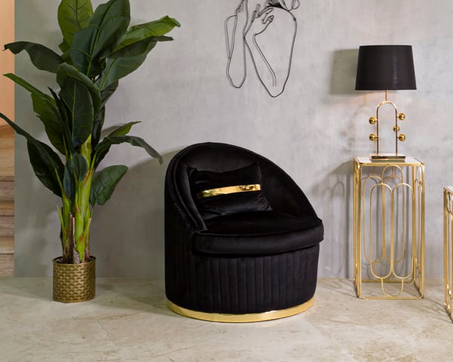 POLTRONO BIG GLAMOUR Ø cm 75x80