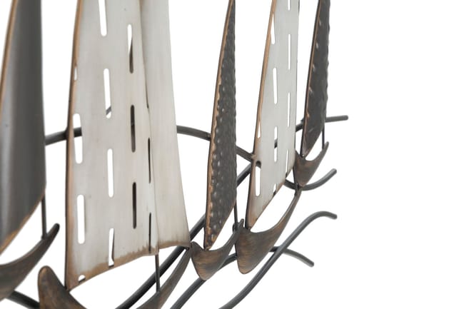 Decorazione in Metallo 3D Barche 5, L100xP3xA44 cm