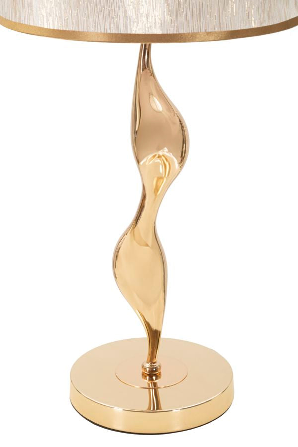 Lampada da Tavolo Goldy Ø30 x H64,5 cm – Eleganza Dorata per Ambienti Moderni
