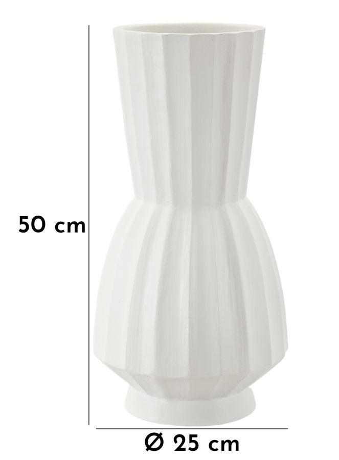 Vaso Glint Ø25x50 cm – Vaso Alto Decorativo con Finitura Effetto Pietra Naturale