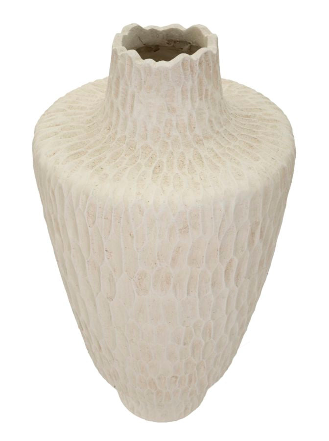 Vaso Shade Ø29,5x57 cm – Vaso Alto Decorativo con Finitura Effetto Pietra