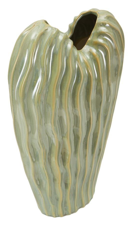 Vaso Venice 22x10x39 cm – Vaso Decorativo Verticale con Finitura Lucida