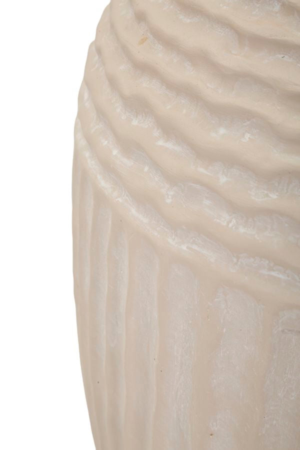 Vaso Mist Ø26,5x26 cm – Vaso Decorativo in Finitura Effetto Pietra Naturale