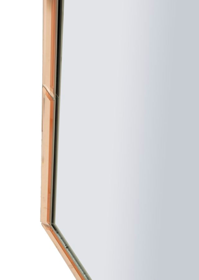 SPECCHIO DA MURO TANGERI ROSA CM 55X2X150 (MISURA SPECCHIO CM 49X144H