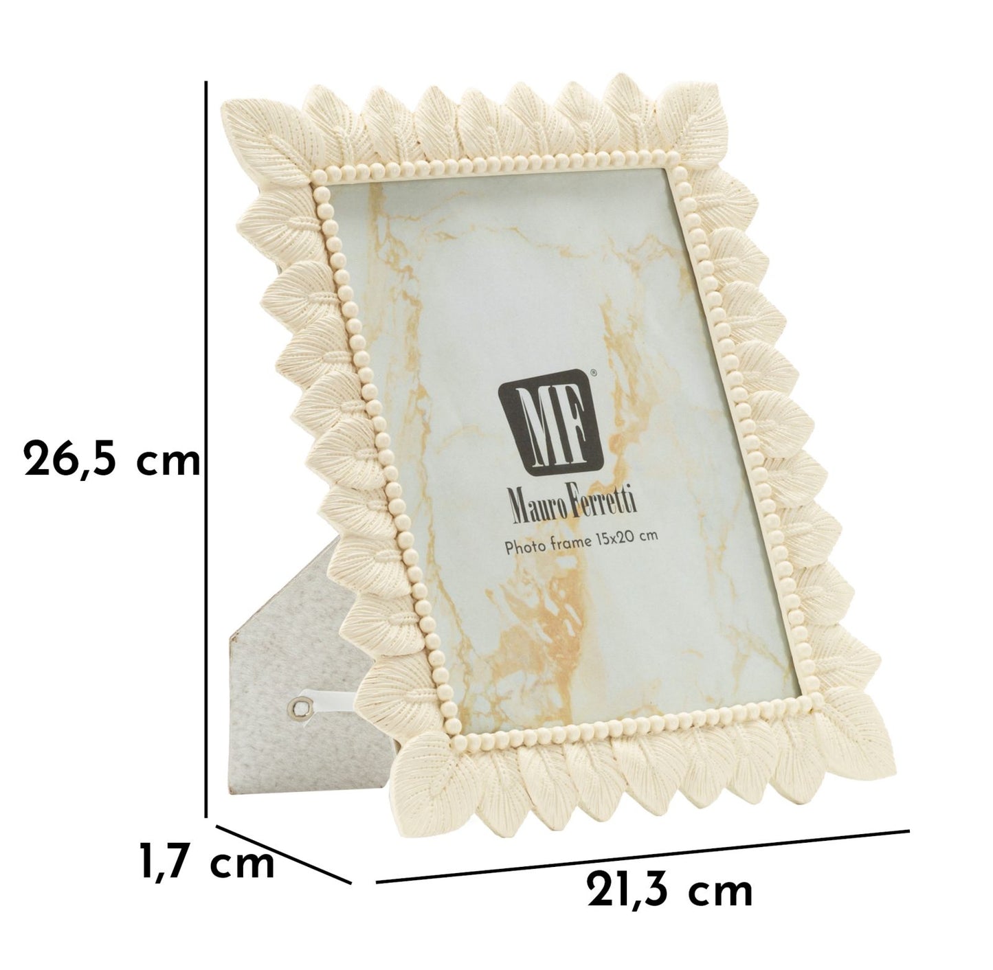 Cornice Light Leaf 21,3x26,5 cm in Resina – Interno 15x20 cm