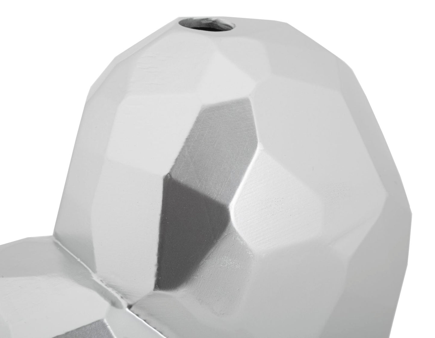 VASO HEART SILVER CM 19X9X18