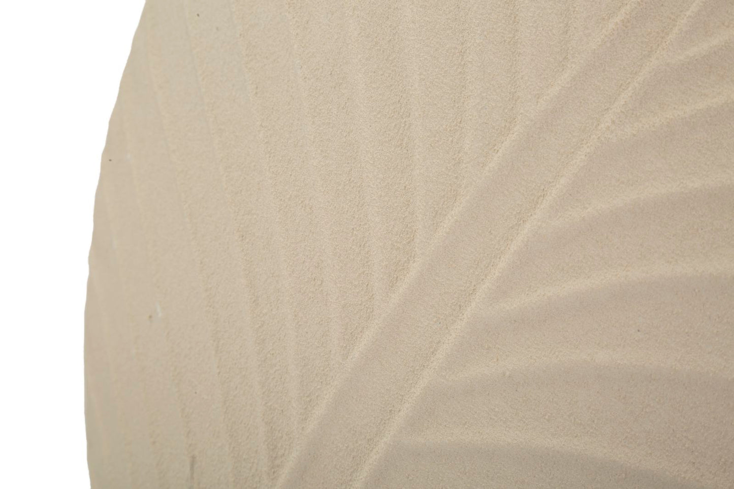 Vaso Dune Round Ø41,5x14 cm – Vaso Decorativo Basso con Texture a Onde Materiche
