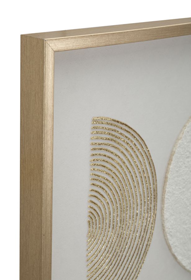 DIPINTO SU TELA ABSTRAC C/CORNICE -A- CM 60X3X60