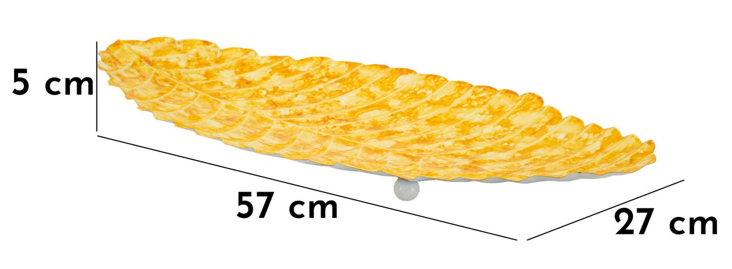 Svuotatasche decorativo DROP Yellow 57x27 cm