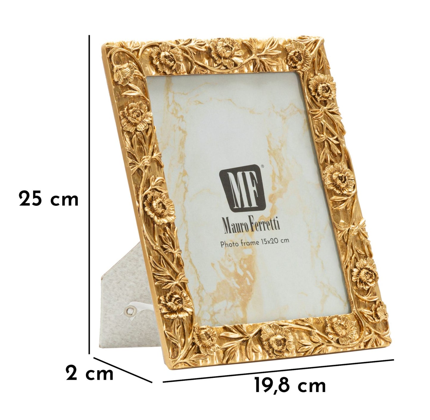 Cornice Poppy 19,8x2x25 cm in stile decorativo