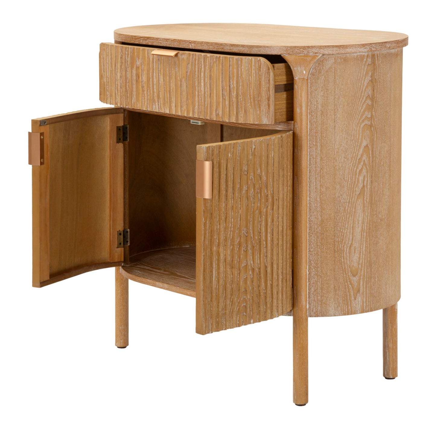 Mobiletto Goteborg in Legno Naturale 81x46x82 cm