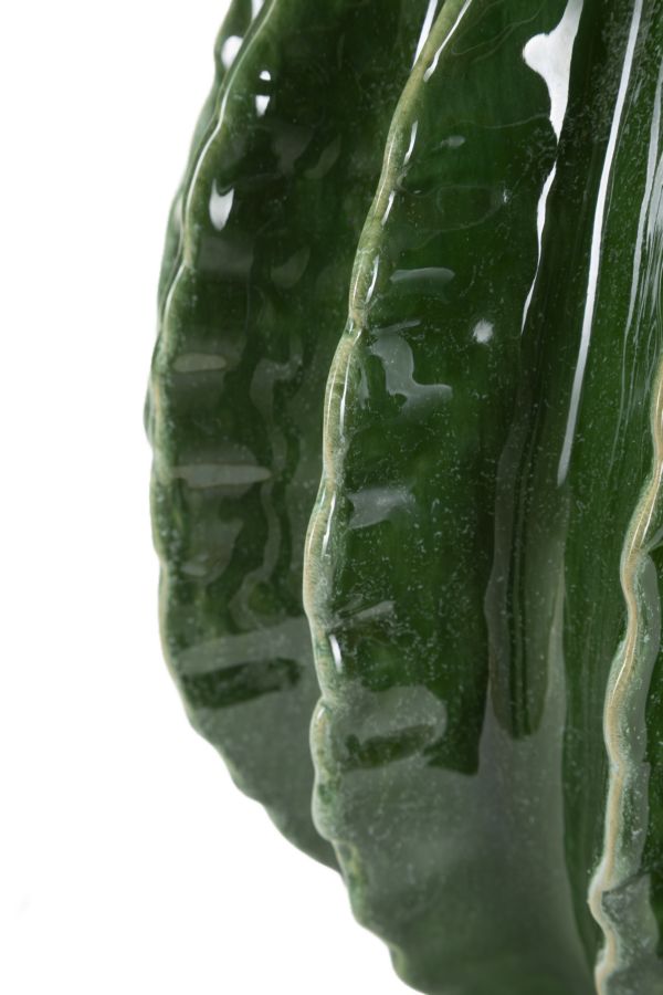Vaso Cactus Ball Ø 23,5x24,5 cm – Vaso Decorativo con Finitura Naturale Opaca