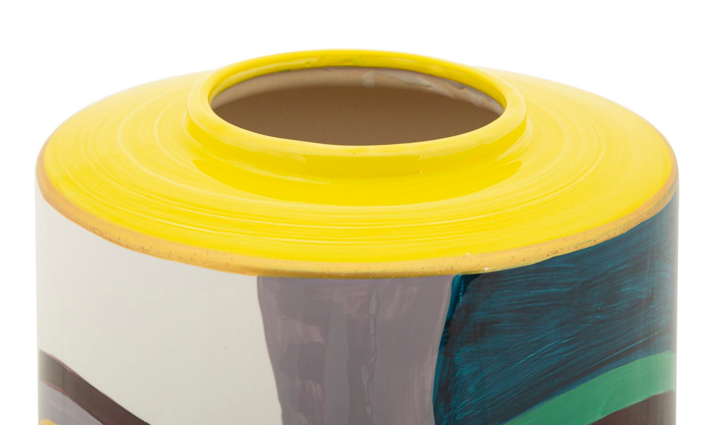 Vaso Piccassy Top in Ceramica Multicolore H 33 cm