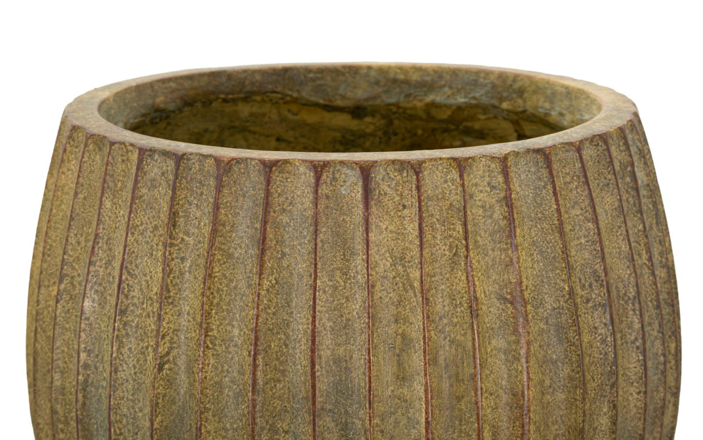 Vaso Breeze Ø25x52,5 cm – Vaso Alto Decorativo con Finitura Effetto Pietra