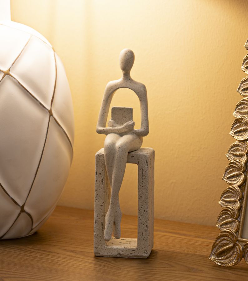 STATUETTA SINGLE STONS CM 8,5X6,5X24