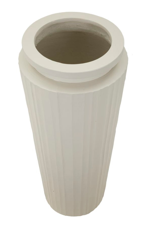 Vaso High Ø32x80 cm – Vaso Decorativo Slanciato con Finitura Effetto Pietra