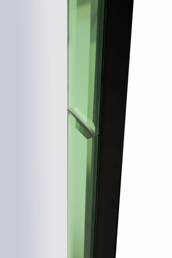 SPECCHIO DA MURO BAKU VERDE CM 55X2X150 (MISURA SPECCHIO CM 49X144)