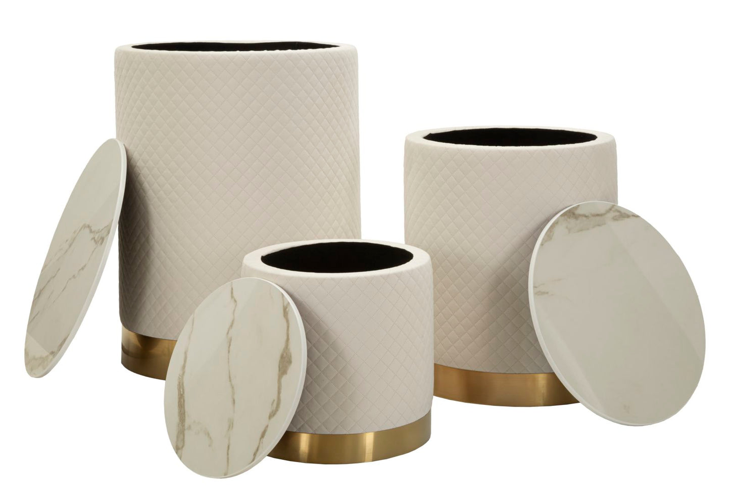 ESPOSITORE C/CONTENITORE SHOP SET 3 PZ CM Ø 60X80-50X60-40X40 codice 1428780000