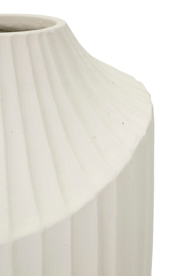 Vaso Ice Ø22,5x38 cm – Vaso Decorativo con Finitura Effetto Pietra Opaca