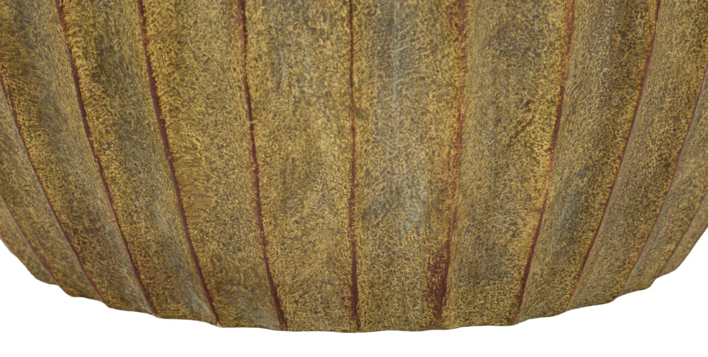 Vaso Breeze Ø32x32,5 cm – Finitura Naturale per Arredi Boho e Scandi