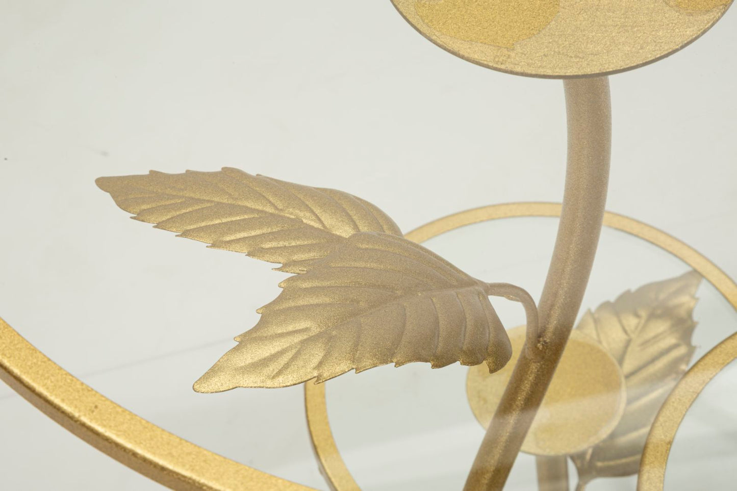 TAVOLINETTO 3 RIPIANI LEAF CM Ø 54X47X69,5