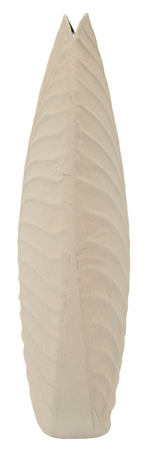 Vaso Dune Tall 26x11x41 cm – Vaso Decorativo Verticale con Texture a Onde