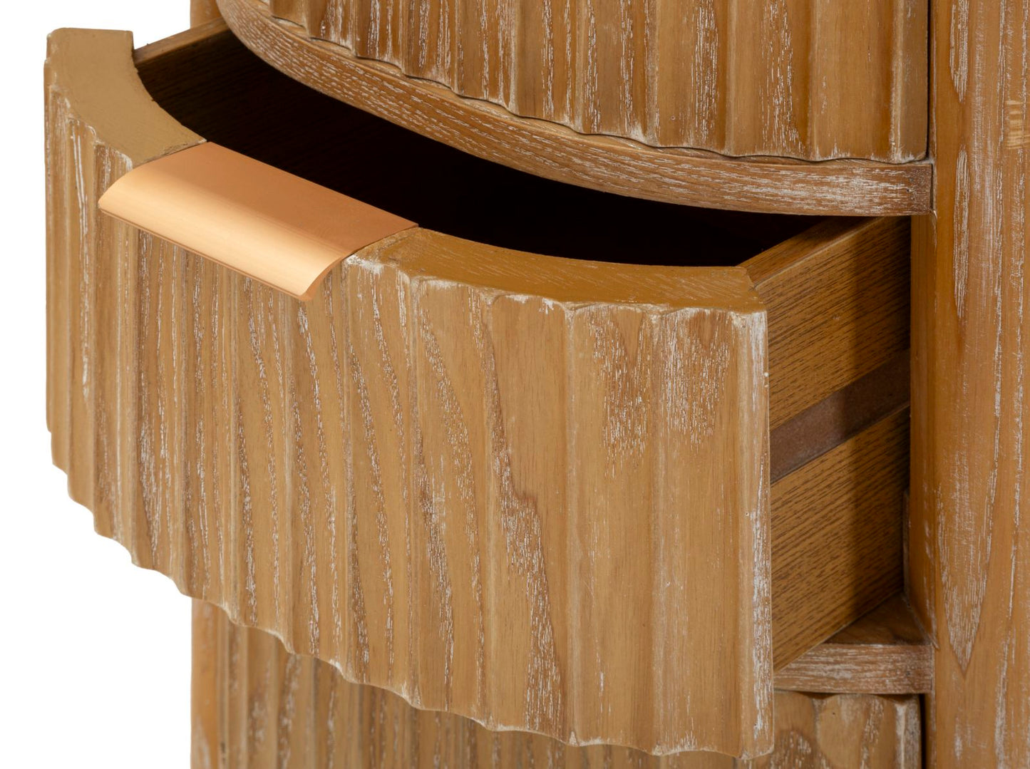 Cassettiera Goteborg in Legno Naturale 38x33,5x82 cm