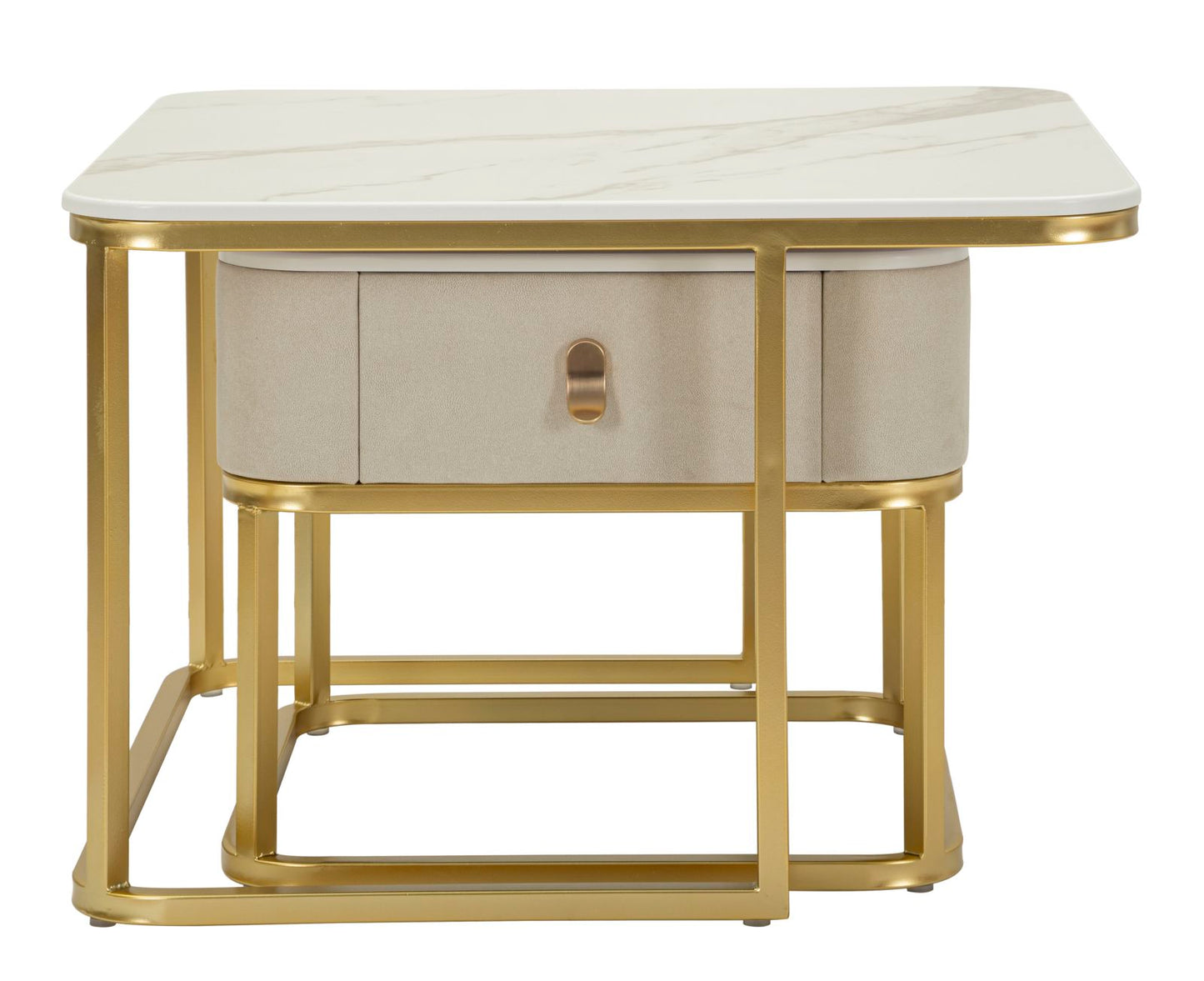 TAVOLI DA CAFFE' BEAUTY COPPIA CM 70X70X48-50X50X43,5 codice 1428810000